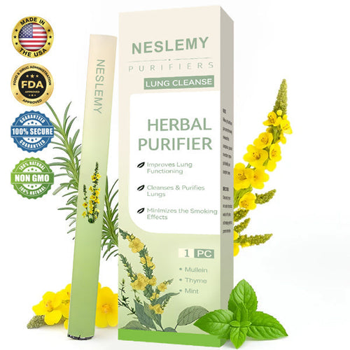 Zero Nicotine Puff Pen – NESLEMY® Lung Purify Mist- Quit Smoking Naturally